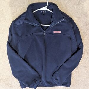 Vineyard Vines Navy Fleece Pullover